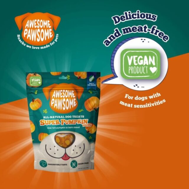 Awesome Pawsome Super Pumpkin Natural Vegan Dog Treat, 85g - Image 4
