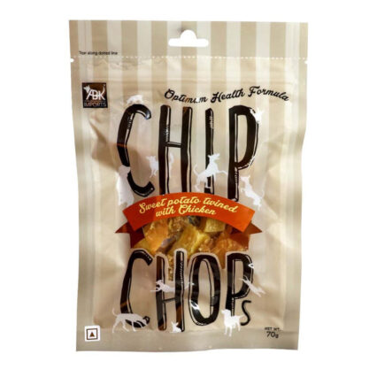 Chip Chops Sweet Potato Chicken Dog Treats, 70g (Pack of 3)