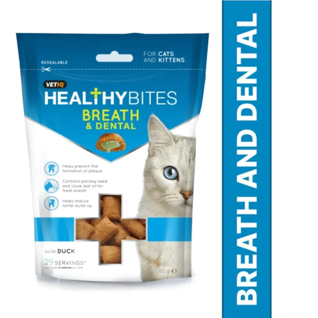 Mark and Chappell Bites Breath and Dental Cat Treat, 65g - Image 3