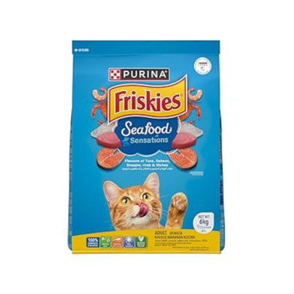 Purina Friskies Adult Seafood Sensations Dry Cat Food