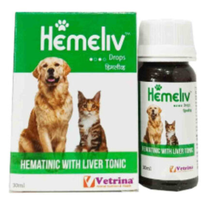 Vetrina Hemeliv Drop for Dogs and Cats, 30 ml (Pack of 2)