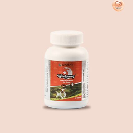 Opuspet Woofgang Calcium Tablet for Dogs, (60 Tablet)
