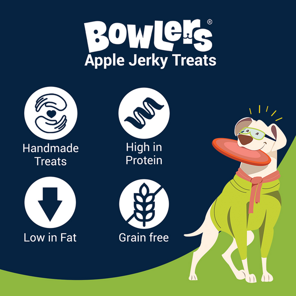 Bowlers Apple Jerky Dog Treats | Apple Appeal, 70g - Image 4