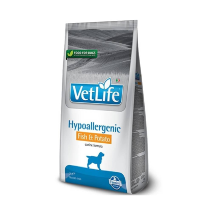 Farmina Vet Life Hypoallergenic Fish and Potato Canine Formula, 12 kg