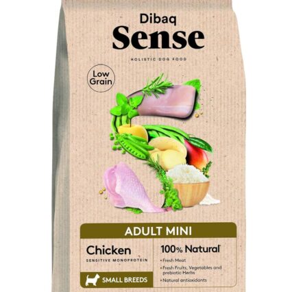 Dibaq Sense Adult Mini Low Grain Chicken Dog Food, 2kg