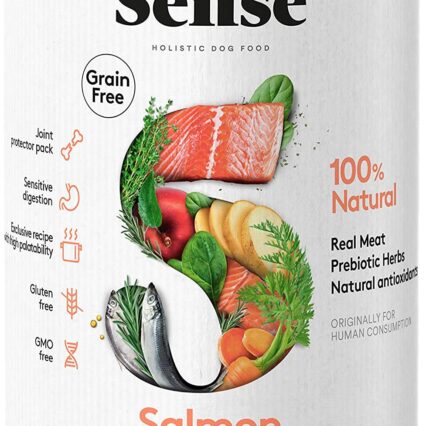 Dibaq Sense Salmon with Carrots & Apples Adult Wet Dog Food, 380g