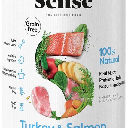 Dilbaq Sense Puppy Turkey & Salmon Can Wet Dog Food, 380g
