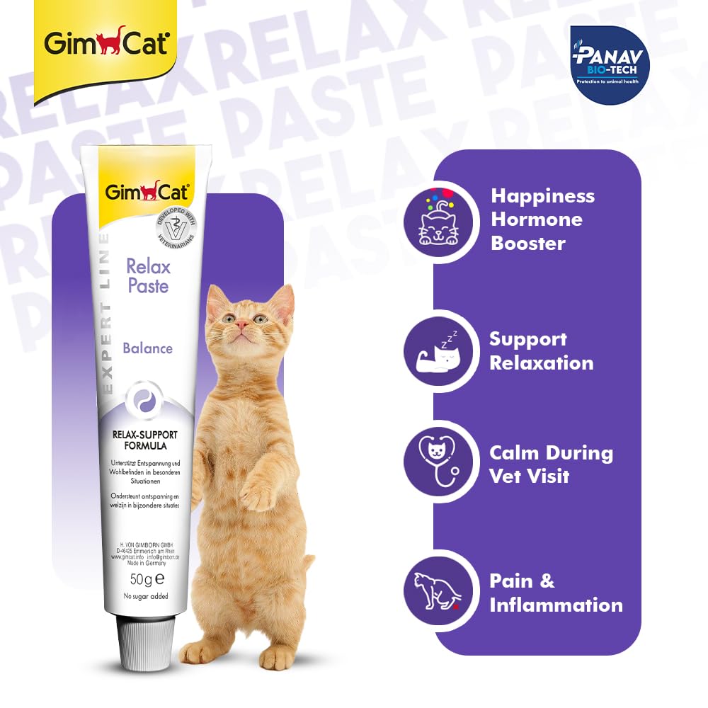 Gimcat Relax Paste for Cats | Balance, 50g - Image 3