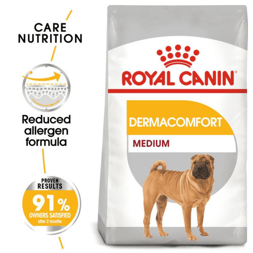 Royal Canin Medium Dermacomfort Dry Food For Dog, 3 Kg - Image 2