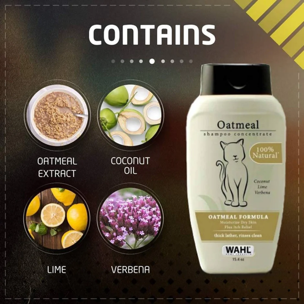 Wahl Oatmeal Shampoo for Cats, 15.4 oz - Image 3