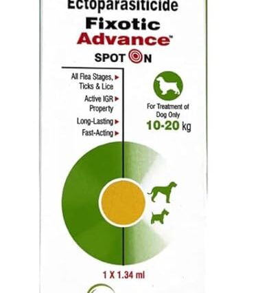 Vetoquinol Fixotic Advance Spot On 1.34 ml for Dogs 10-20 kg