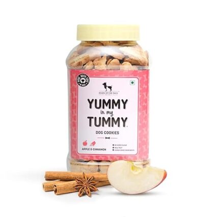 HUFT Yummy in My Tummy Apple & Cinnamon Biscuits for Adult Dog & Puppy - 800 g