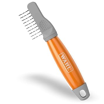 Wahl Soft Grip Dematter, Grey Orange, Medium