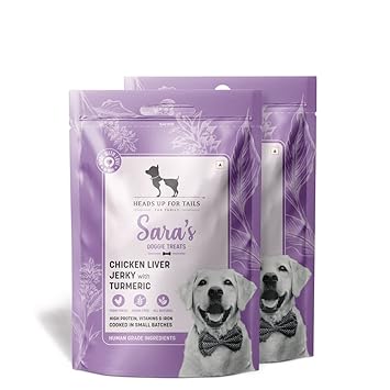 HUFT Sara's Dog Treat Chicken Liver with Turmeric, 70g (Pack of 2)