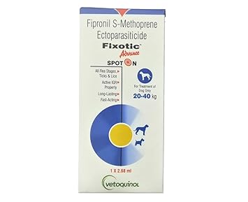 Vetoquinol Fixotic Advance Spot On 2.68 ml for Dogs 20-40 kg