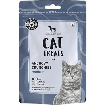 HUFT Dehydrated Anchovies Crunchies Cat Treats