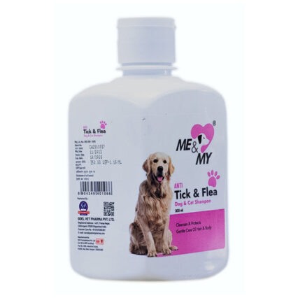 Me & My Anti Ticks & Flea Shampoo for Dogs, 300ml