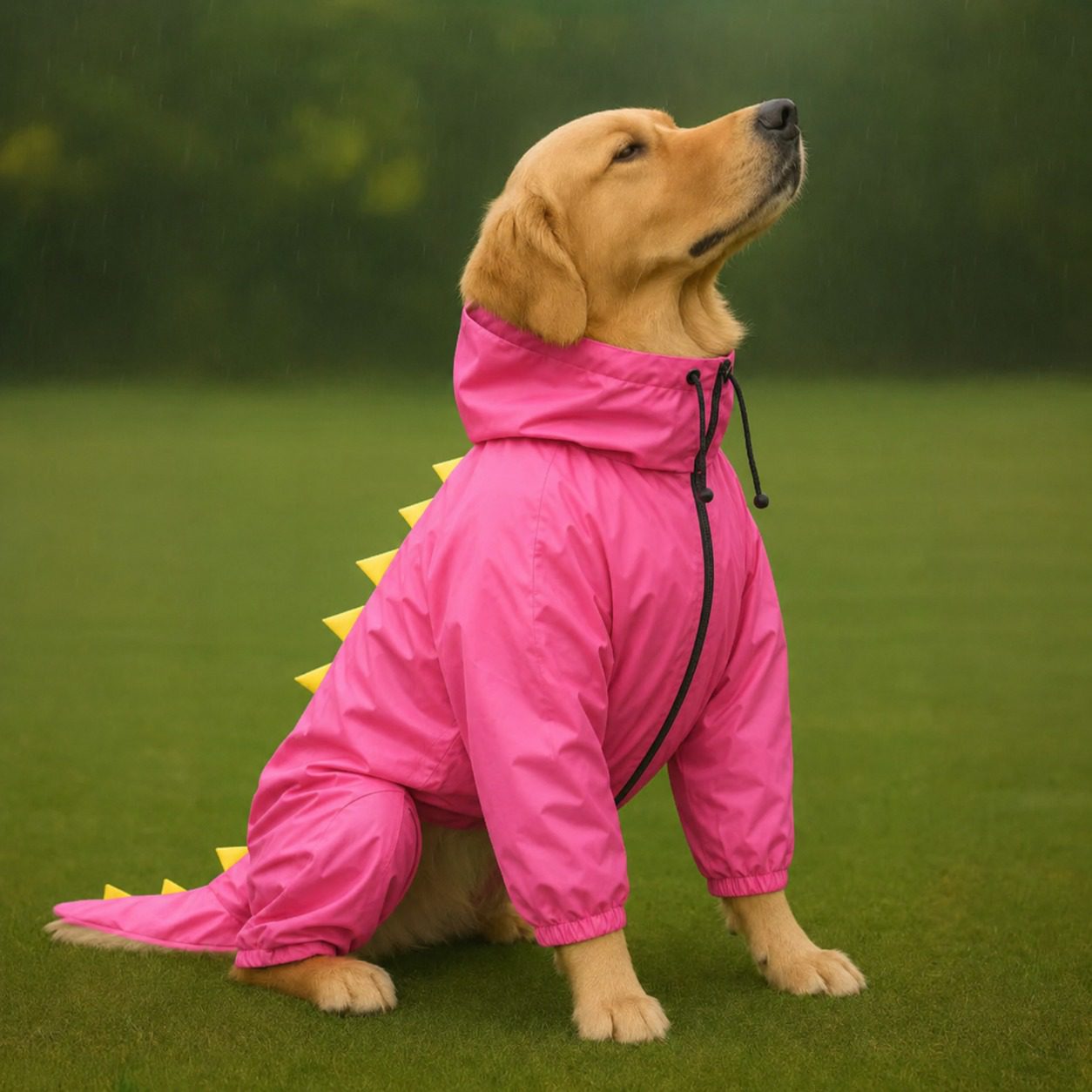 Furrfab - Dog Raincoat - Dyno Variant - Pink